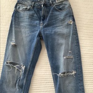 Zara distressed jeans